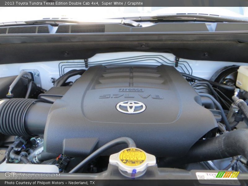 Super White / Graphite 2013 Toyota Tundra Texas Edition Double Cab 4x4