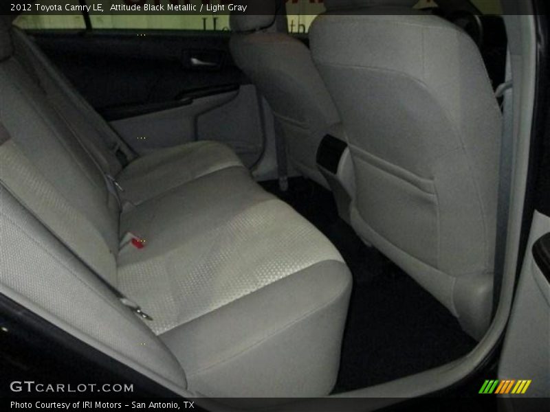 Attitude Black Metallic / Light Gray 2012 Toyota Camry LE