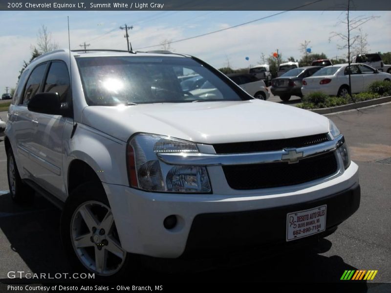 Summit White / Light Gray 2005 Chevrolet Equinox LT