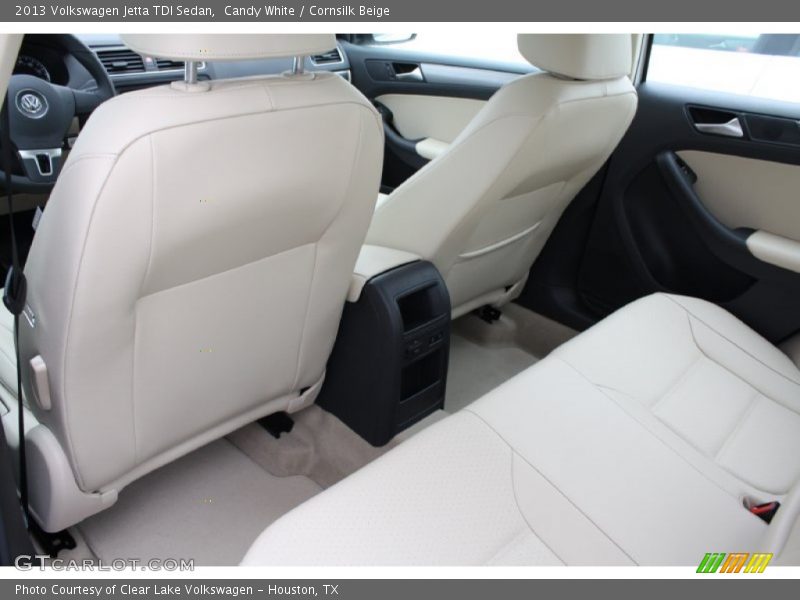 Candy White / Cornsilk Beige 2013 Volkswagen Jetta TDI Sedan