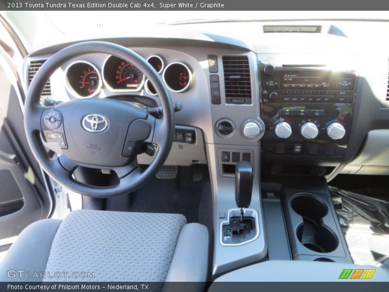 Super White / Graphite 2013 Toyota Tundra Texas Edition Double Cab 4x4
