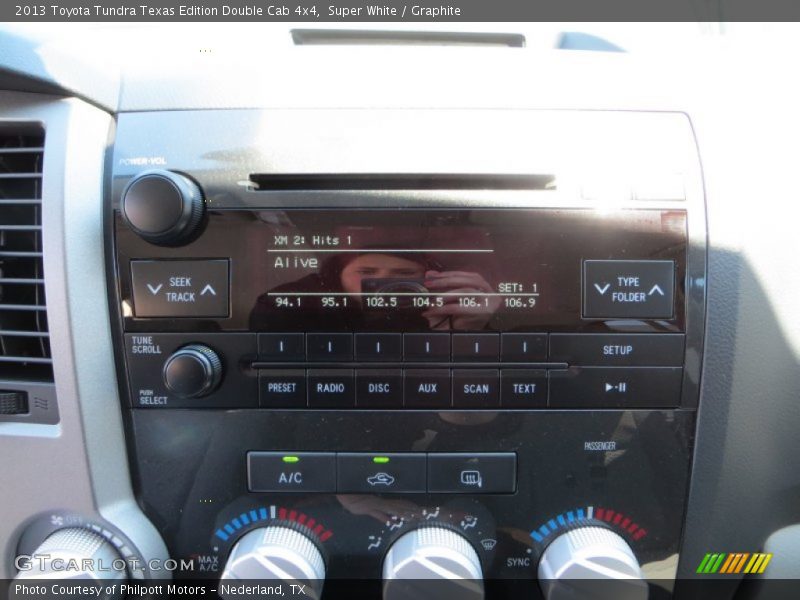 Super White / Graphite 2013 Toyota Tundra Texas Edition Double Cab 4x4