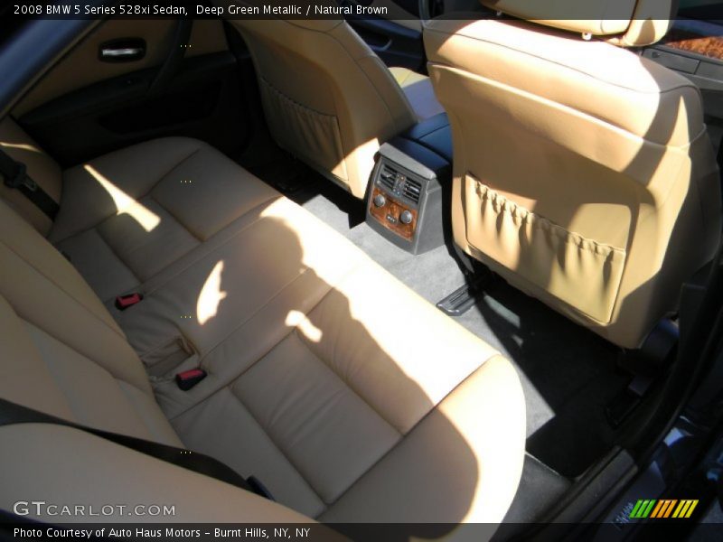 Deep Green Metallic / Natural Brown 2008 BMW 5 Series 528xi Sedan