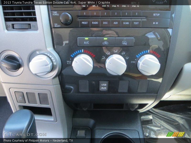 Super White / Graphite 2013 Toyota Tundra Texas Edition Double Cab 4x4