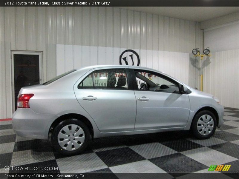 Classic Silver Metallic / Dark Gray 2012 Toyota Yaris Sedan