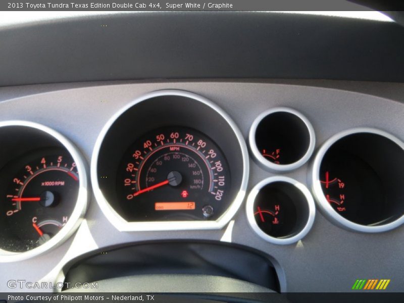 Super White / Graphite 2013 Toyota Tundra Texas Edition Double Cab 4x4
