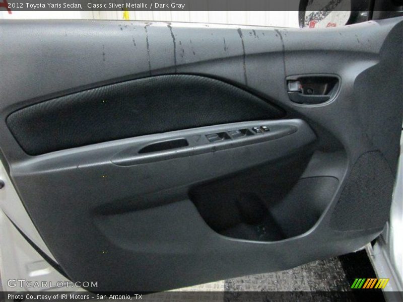 Classic Silver Metallic / Dark Gray 2012 Toyota Yaris Sedan