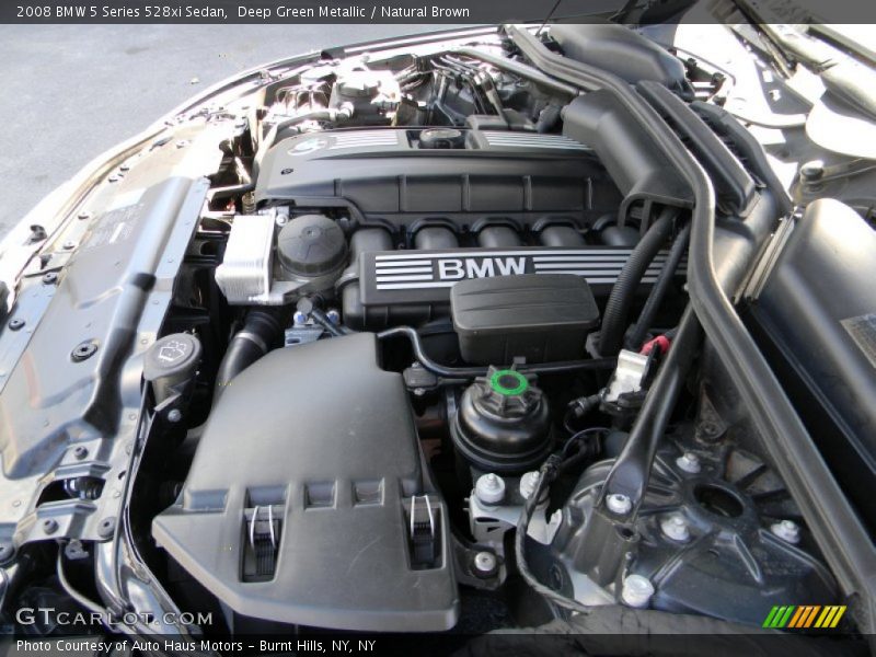 Deep Green Metallic / Natural Brown 2008 BMW 5 Series 528xi Sedan