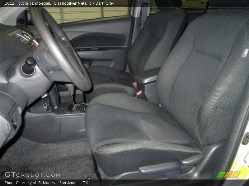 Classic Silver Metallic / Dark Gray 2012 Toyota Yaris Sedan