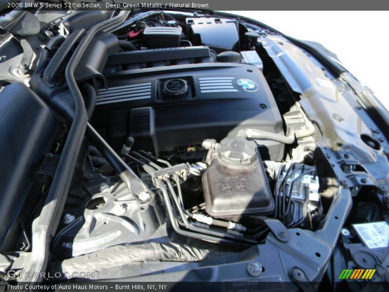 Deep Green Metallic / Natural Brown 2008 BMW 5 Series 528xi Sedan