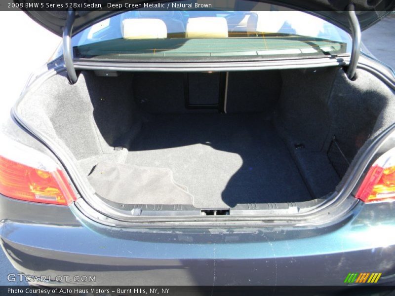 Deep Green Metallic / Natural Brown 2008 BMW 5 Series 528xi Sedan