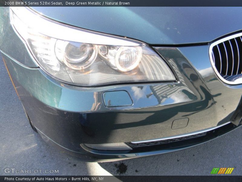 Deep Green Metallic / Natural Brown 2008 BMW 5 Series 528xi Sedan
