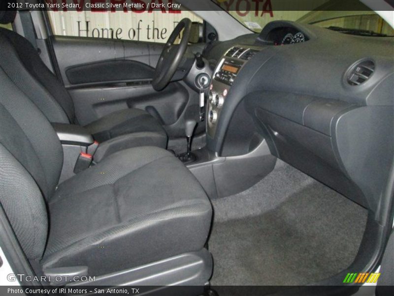 Classic Silver Metallic / Dark Gray 2012 Toyota Yaris Sedan