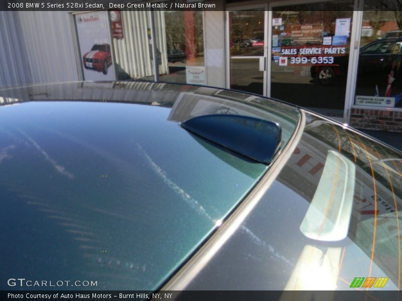 Deep Green Metallic / Natural Brown 2008 BMW 5 Series 528xi Sedan