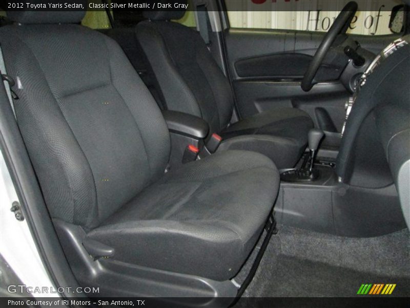 Classic Silver Metallic / Dark Gray 2012 Toyota Yaris Sedan