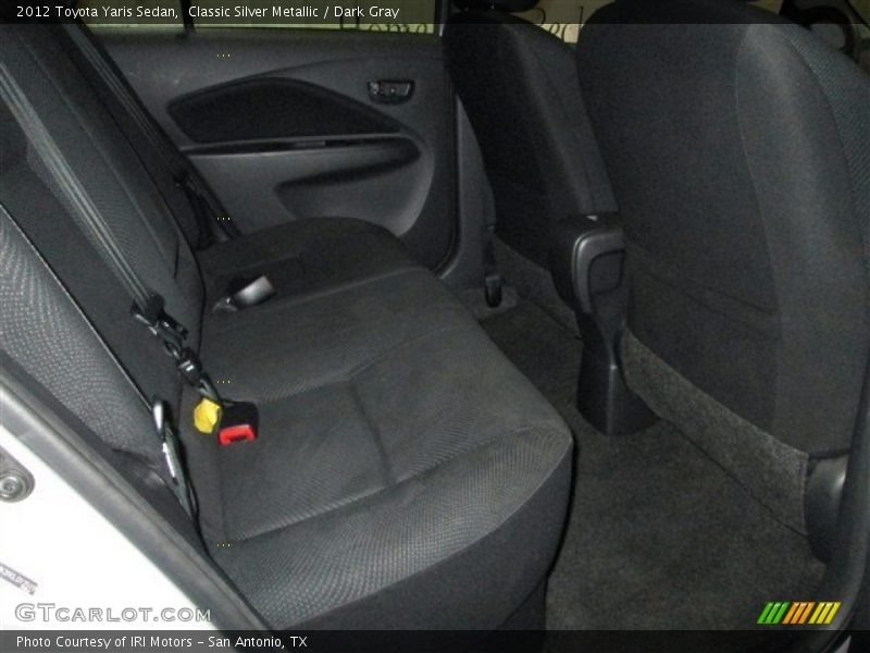 Classic Silver Metallic / Dark Gray 2012 Toyota Yaris Sedan