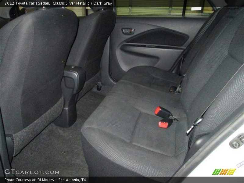 Classic Silver Metallic / Dark Gray 2012 Toyota Yaris Sedan
