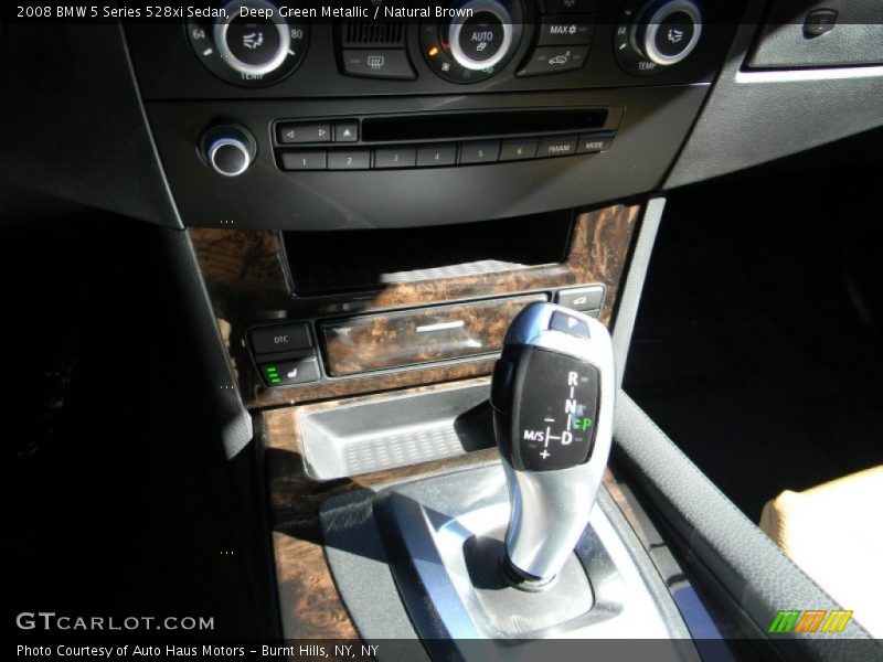 Deep Green Metallic / Natural Brown 2008 BMW 5 Series 528xi Sedan