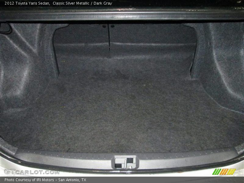 Classic Silver Metallic / Dark Gray 2012 Toyota Yaris Sedan