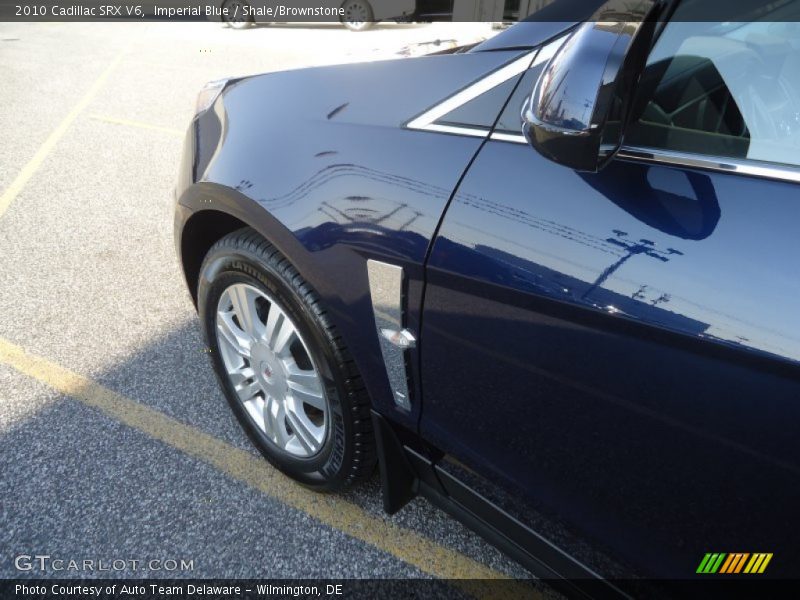 Imperial Blue / Shale/Brownstone 2010 Cadillac SRX V6