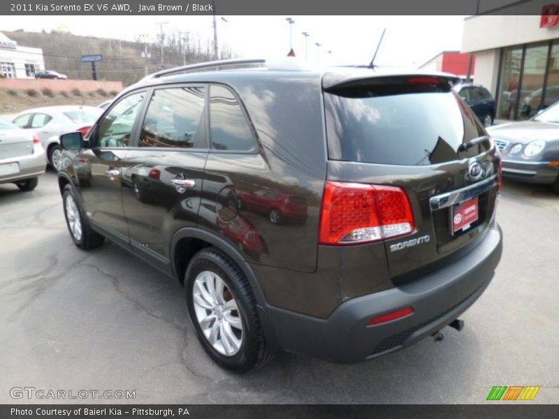 Java Brown / Black 2011 Kia Sorento EX V6 AWD