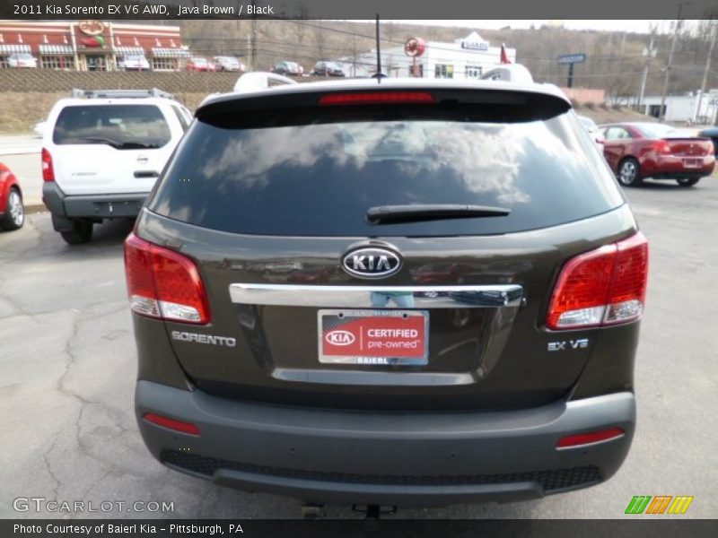 Java Brown / Black 2011 Kia Sorento EX V6 AWD