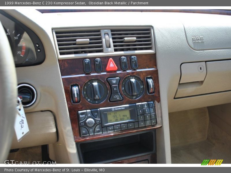 Obsidian Black Metallic / Parchment 1999 Mercedes-Benz C 230 Kompressor Sedan