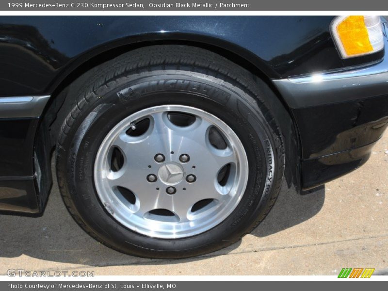 Obsidian Black Metallic / Parchment 1999 Mercedes-Benz C 230 Kompressor Sedan