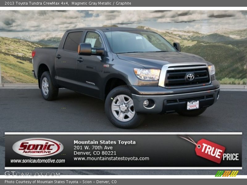 Magnetic Gray Metallic / Graphite 2013 Toyota Tundra CrewMax 4x4