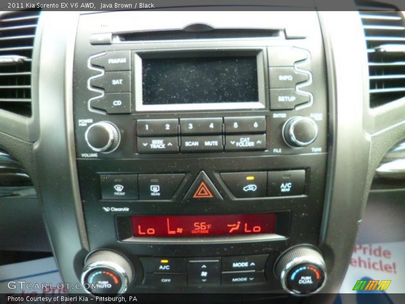 Java Brown / Black 2011 Kia Sorento EX V6 AWD
