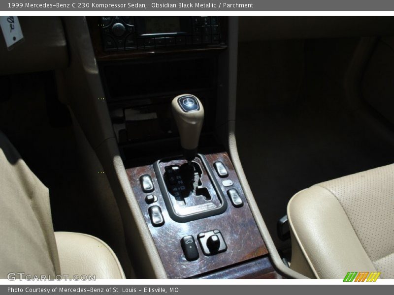 Obsidian Black Metallic / Parchment 1999 Mercedes-Benz C 230 Kompressor Sedan