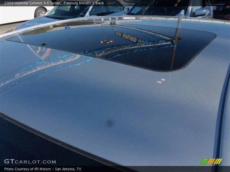 Platinum Metallic / Black 2009 Hyundai Genesis 4.6 Sedan