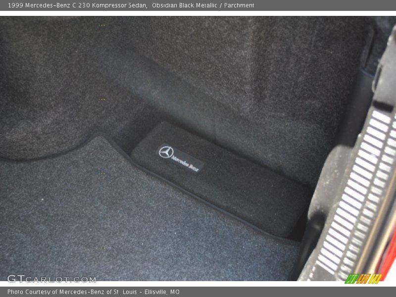 Obsidian Black Metallic / Parchment 1999 Mercedes-Benz C 230 Kompressor Sedan