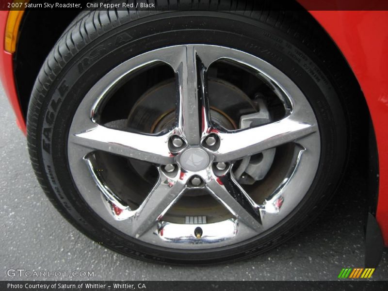 Chili Pepper Red / Black 2007 Saturn Sky Roadster