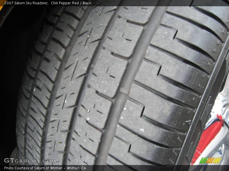 Chili Pepper Red / Black 2007 Saturn Sky Roadster