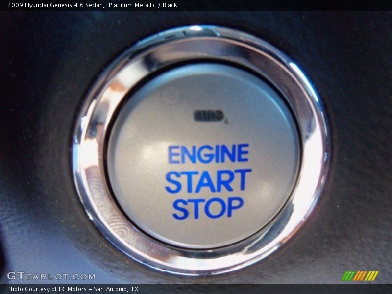 Platinum Metallic / Black 2009 Hyundai Genesis 4.6 Sedan
