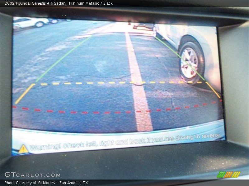 Platinum Metallic / Black 2009 Hyundai Genesis 4.6 Sedan
