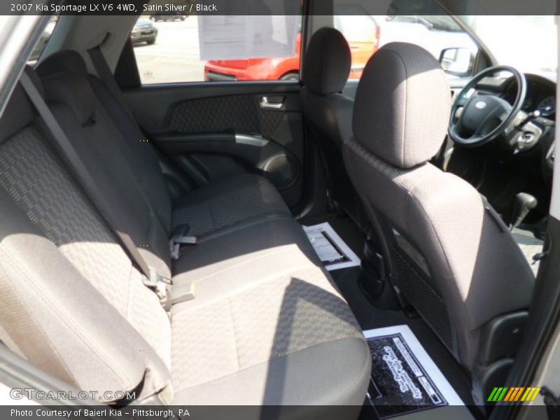 Satin Silver / Black 2007 Kia Sportage LX V6 4WD