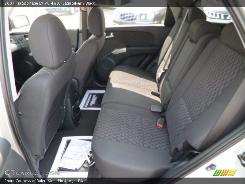 Satin Silver / Black 2007 Kia Sportage LX V6 4WD