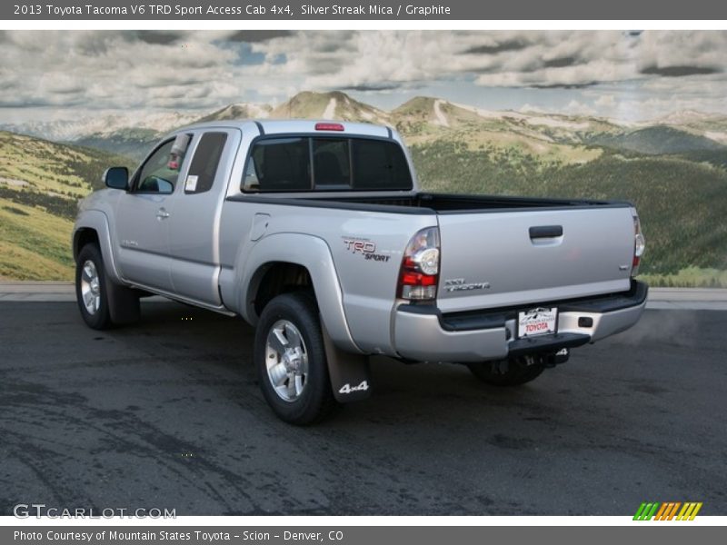 Silver Streak Mica / Graphite 2013 Toyota Tacoma V6 TRD Sport Access Cab 4x4