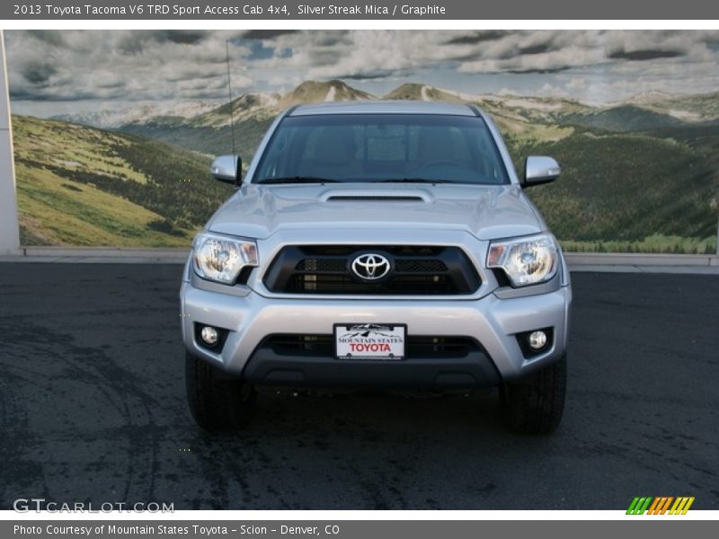Silver Streak Mica / Graphite 2013 Toyota Tacoma V6 TRD Sport Access Cab 4x4