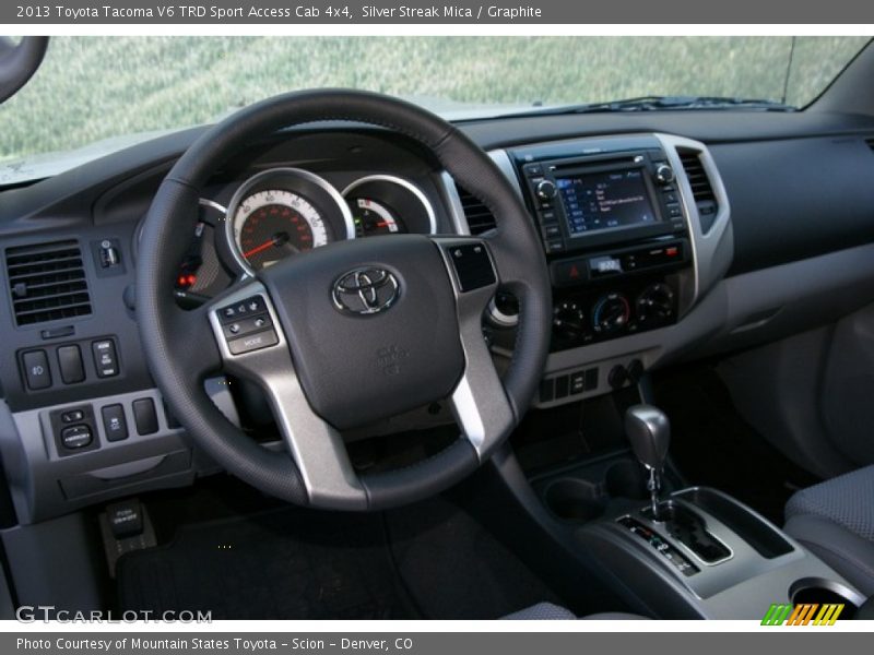 Silver Streak Mica / Graphite 2013 Toyota Tacoma V6 TRD Sport Access Cab 4x4