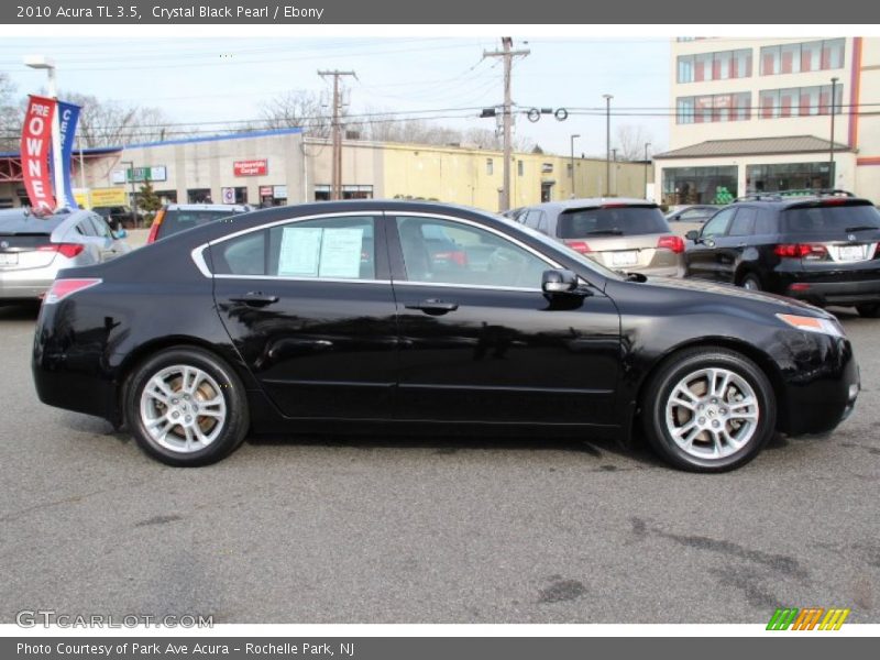 Crystal Black Pearl / Ebony 2010 Acura TL 3.5