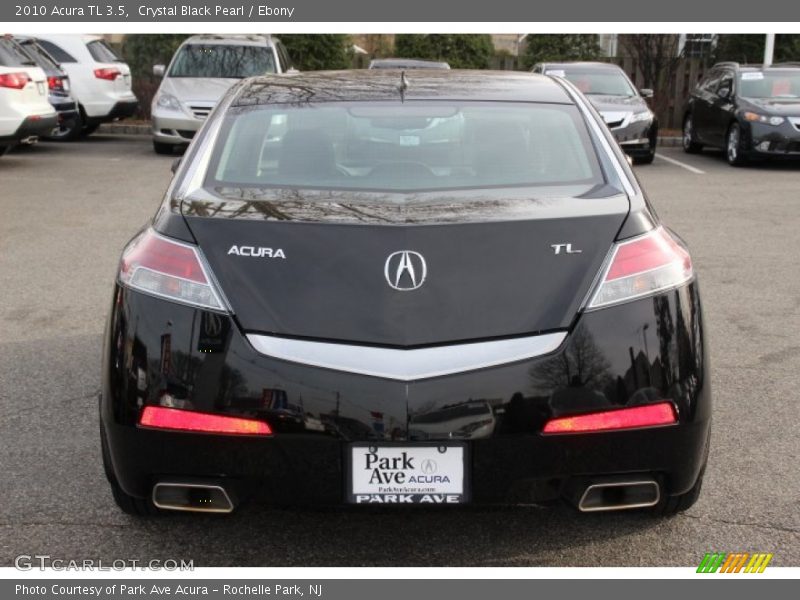 Crystal Black Pearl / Ebony 2010 Acura TL 3.5