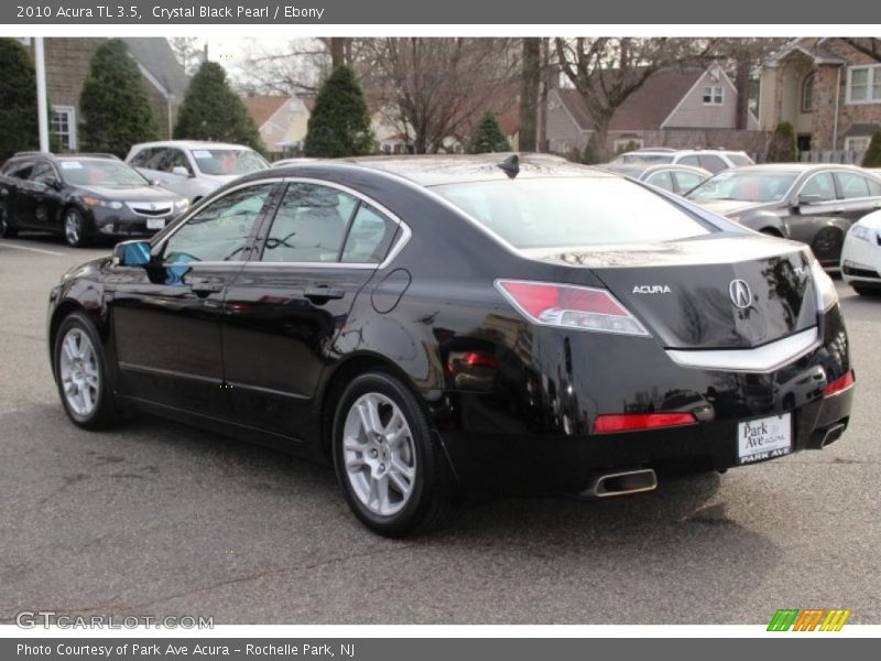 Crystal Black Pearl / Ebony 2010 Acura TL 3.5