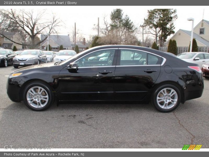 Crystal Black Pearl / Ebony 2010 Acura TL 3.5