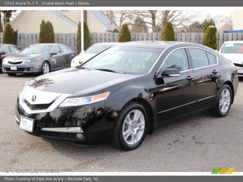 Crystal Black Pearl / Ebony 2010 Acura TL 3.5