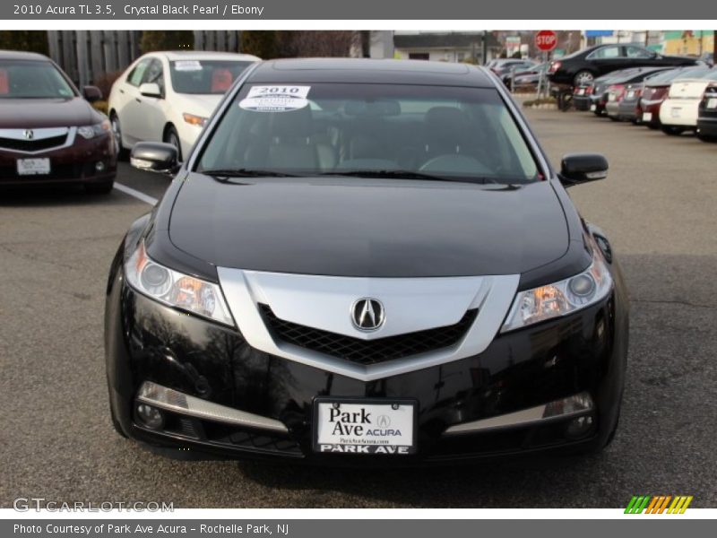Crystal Black Pearl / Ebony 2010 Acura TL 3.5