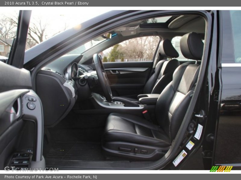 Crystal Black Pearl / Ebony 2010 Acura TL 3.5
