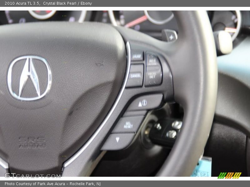 Crystal Black Pearl / Ebony 2010 Acura TL 3.5